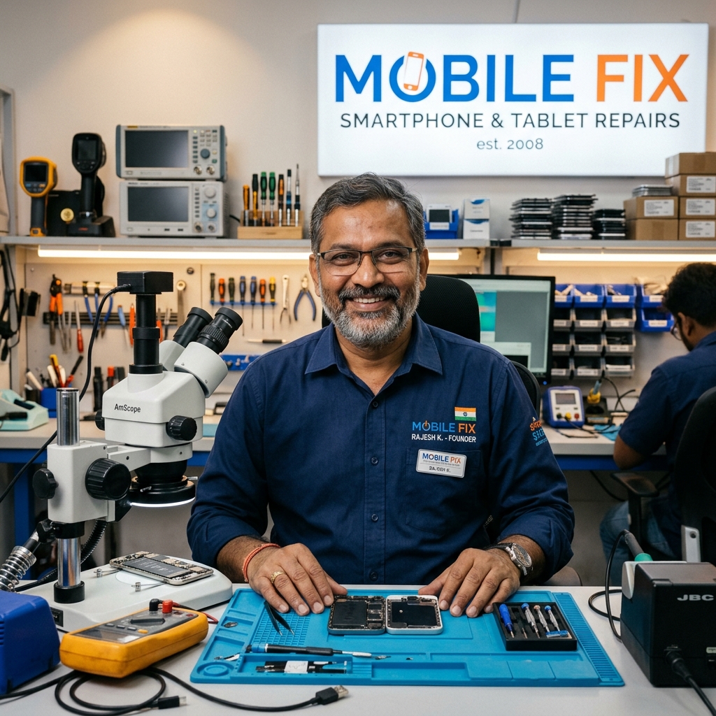 Suleman Khan - Founder and Master Mobile Repair Specialist at FixMobile Mumbai